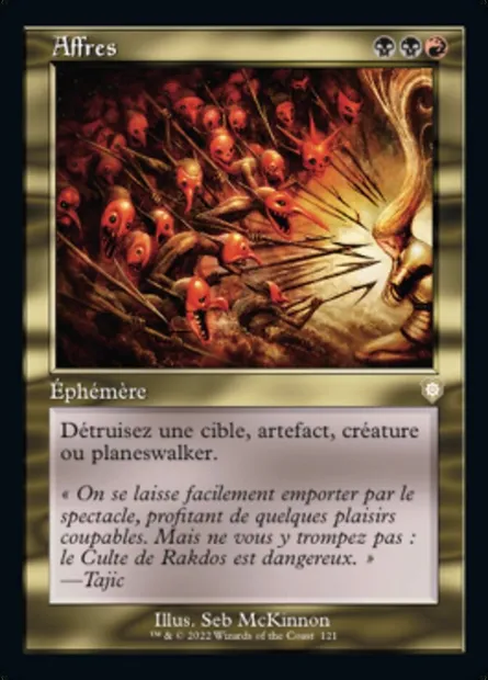 Affres, carte Magic BRC 121 — extension The Brothers' War Commander