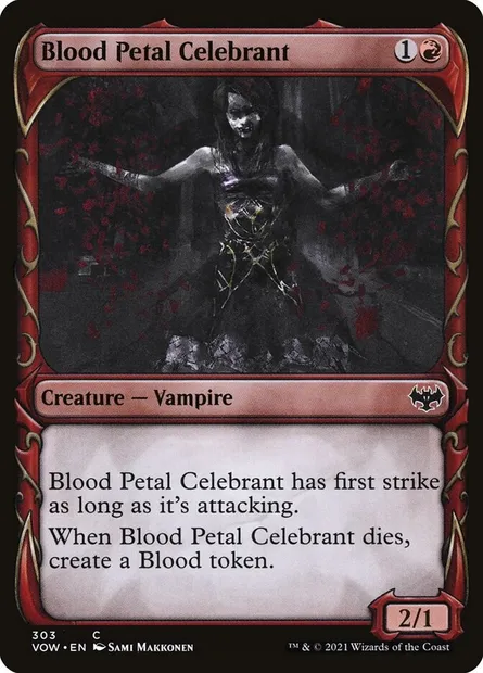 Blood Petal Celebrant, Magic card VOW 303 — Innistrad: Crimson Vow set