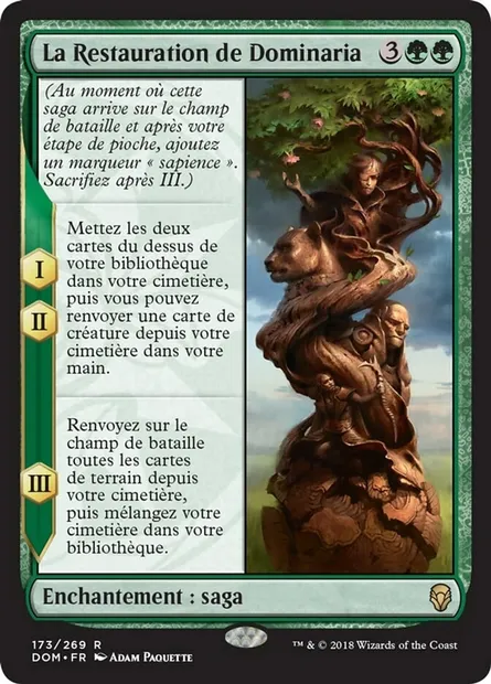La Restauration de Dominaria, carte Magic DOM 173 — extension Dominaria