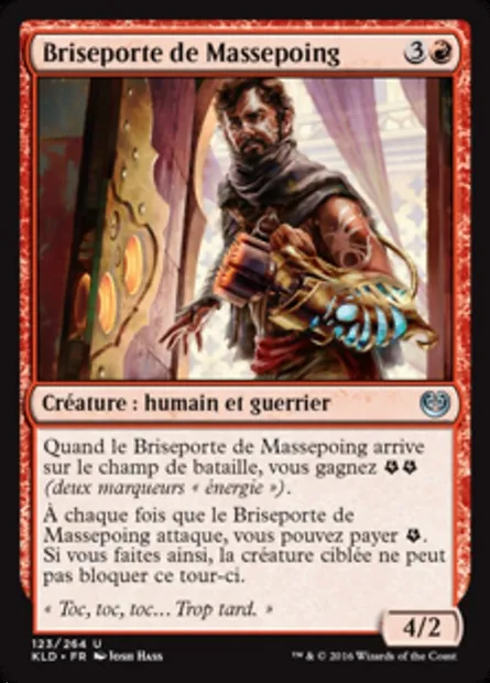 Briseporte de Massepoing, carte Magic KLD 123 — extension Kaladesh