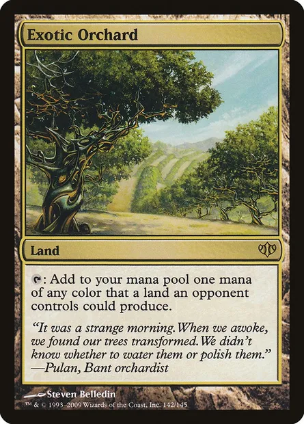 Exotic Orchard, Magic card CON 142 — Conflux set