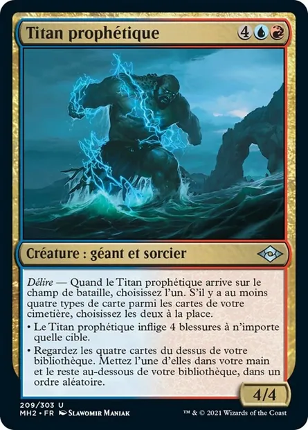 Titan prophétique, carte Magic MH2 209 — extension Horizons du Modern 2