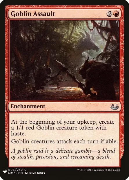 Goblin Assault, Magic card PLST MM3-95 — The List set