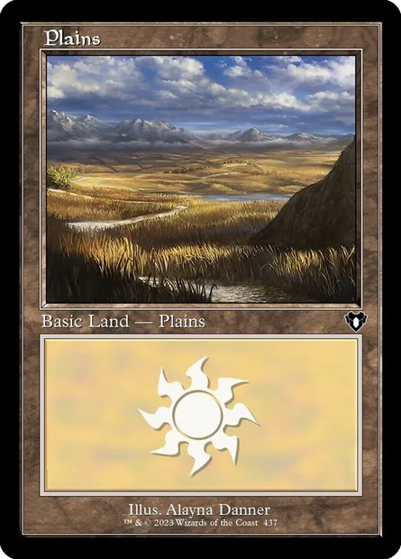 Plains, Magic card CMM 437 — Commander Masters set