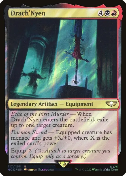 Drach'Nyen, carte Magic 40K 117★ — extension Warhammer 40,000 Commander