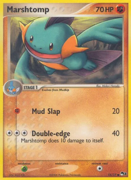 Marshtomp, Pokémon card P3 15 — POP Series 3 set