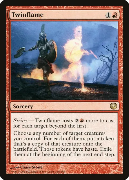 Twinflame, Magic card JOU 115 — Journey into Nyx set