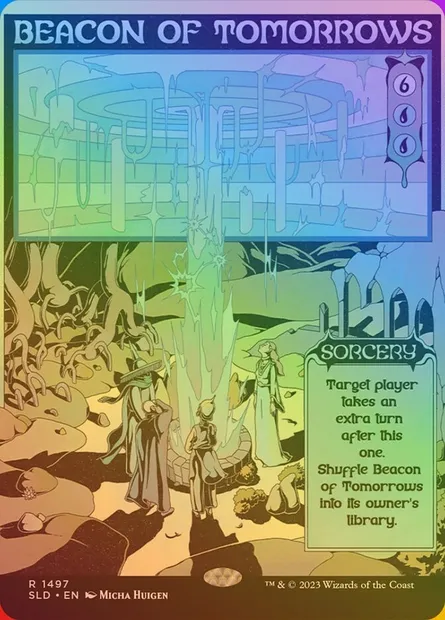 Flambeau de l'Avenir, carte Magic SLD 1497★ — extension Secret Lair Drop