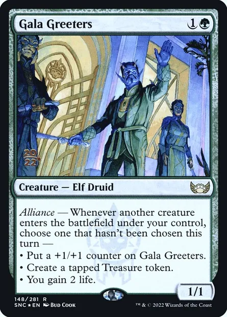 Gala Greeters, Magic card PSNC 148s — Streets of New Capenna Promos set
