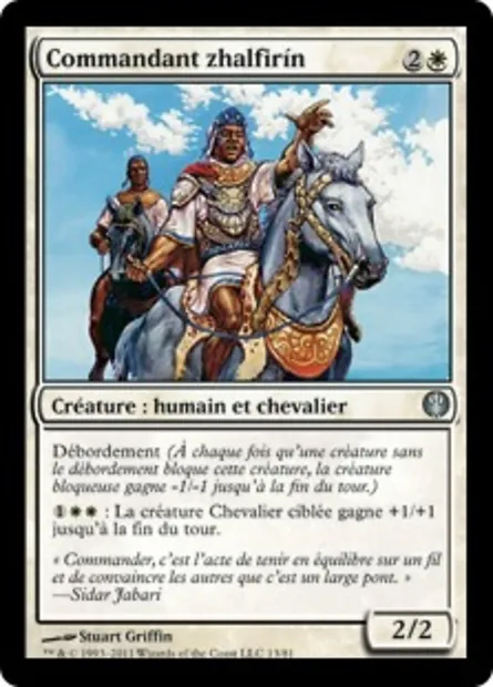 Commandant zhalfirín, carte Magic DDG 13 — extension Duel Decks: Knights vs. Dragons