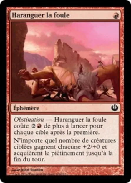 Haranguer la foule, carte Magic JOU 109 — extension Incursion dans Nyx