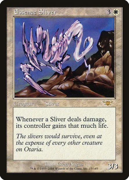 Essence Sliver, Magic card LGN 13 — Legions set