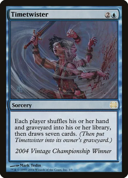 Timetwister, Magic card OVNT 2004 — Vintage Championship set