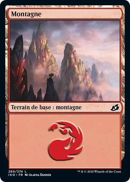 Montagne, carte Magic IKO 269 — extension Ikoria: Lair of Behemoths