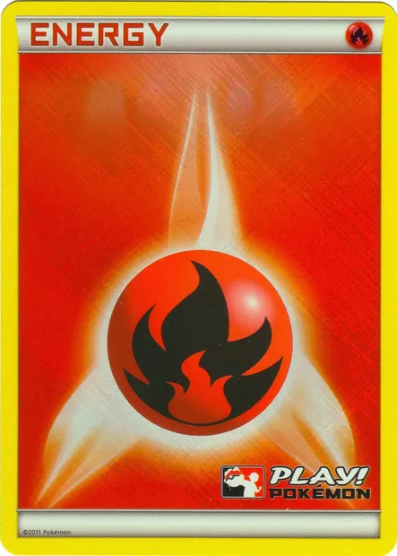 Énergie Feu, carte Pokémon LGP 2011-14 — extension League Promos