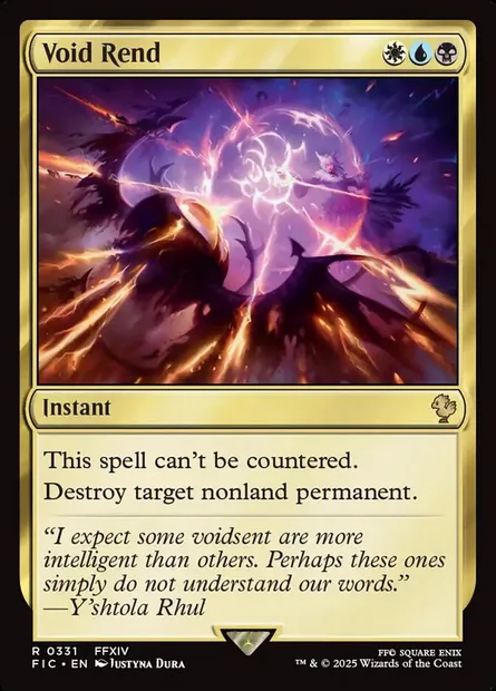 Void Rend, Magic card FIC 331 — Final Fantasy Commander set