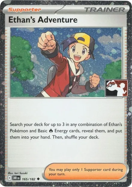 Aventure de Luth, carte Pokémon PPS 165-3 — extension Play! Pokémon Prize Pack Series