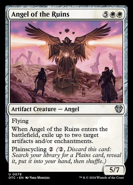 Angel of the Ruins, Magic card OTC 78 — Outlaws of Thunder Junction Commander set