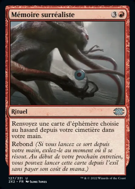 Mémoire surréaliste, carte Magic 2X2 127 — extension Double Masters 2022