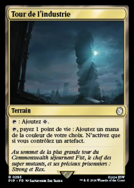 Tour de l'industrie, carte Magic PIP 293 — extension Fallout