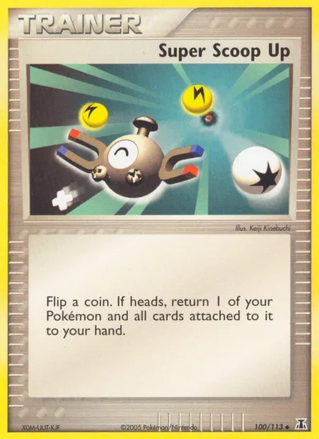 Super Scoop Up, Pokémon card DS 100 — Delta Species set