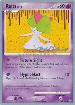 Ralts Lv.16, Pokémon card WCD10 089-2 — World Championship Decks 2010 set