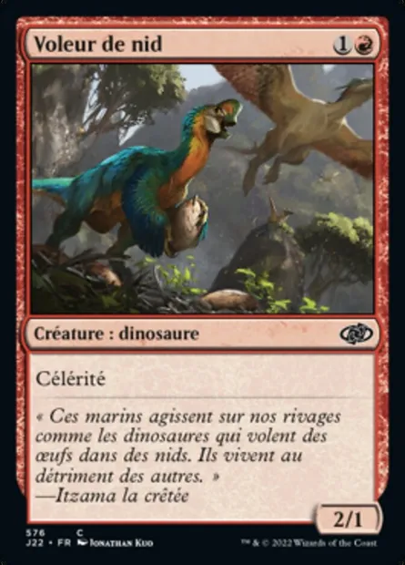 Voleur de nid, carte Magic J22 576 — extension Jumpstart 2022