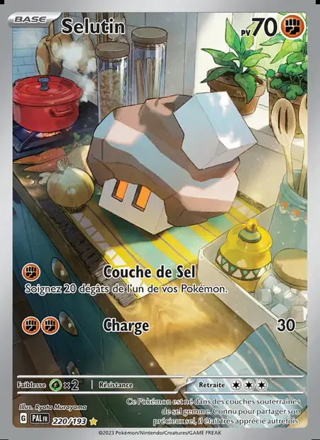Selutin, carte Pokémon PAL 220 — extension Évolutions à Paldea