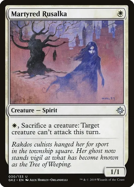 Martyred Rusalka, Magic card GK2 30 — RNA Guild Kit set