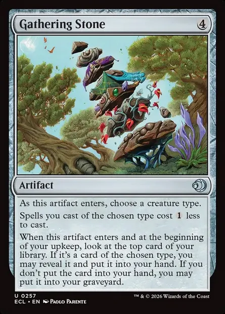 Gathering Stone, Magic card ECL 257 — Lorwyn Eclipsed set