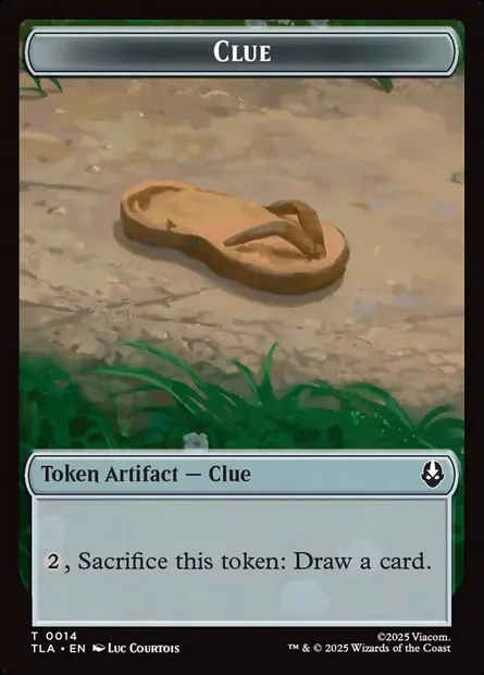 Clue, Magic card TTLA 14 — Avatar: The Last Airbender Tokens set