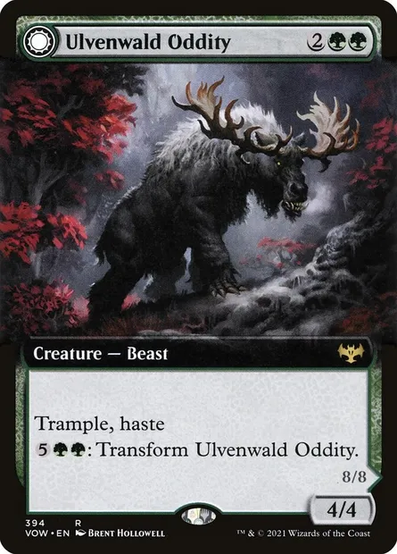 Ulvenwald Oddity // Ulvenwald Behemoth, Magic card VOW 394 — Innistrad: Crimson Vow set