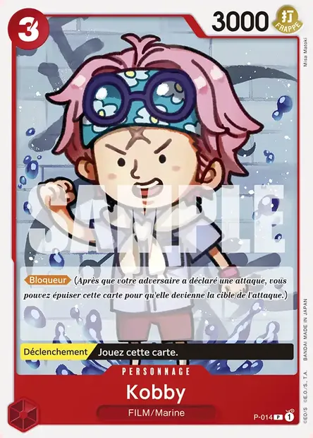 Kobby, carte One Piece P-014 — extension Carte promo