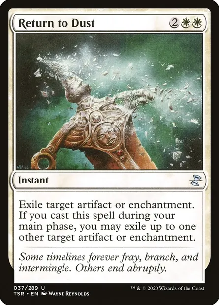 Return to Dust, Magic card TSR 37 — Time Spiral Remastered set