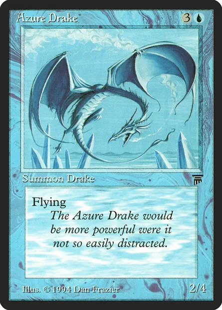 Azure Drake, Magic card LEG 46 — Legends set