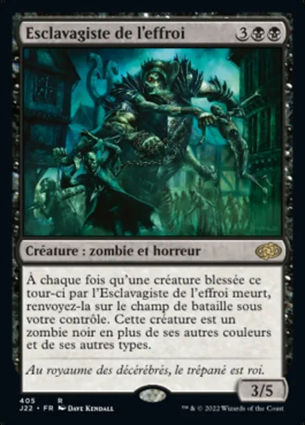 Esclavagiste de l'effroi, carte Magic J22 405 — extension Jumpstart 2022