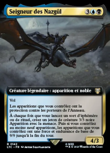 Seigneur des Nazgûl, carte Magic LTC 142 — extension Tales of Middle-earth Commander
