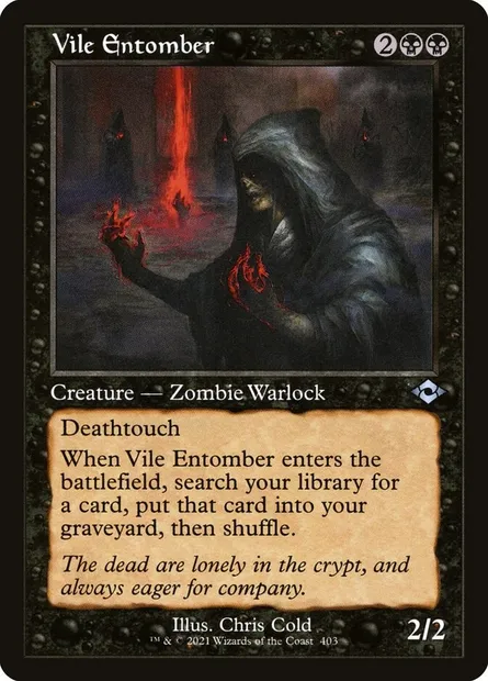 Vile Entomber, Magic card MH2 403 — Modern Horizons 2 set