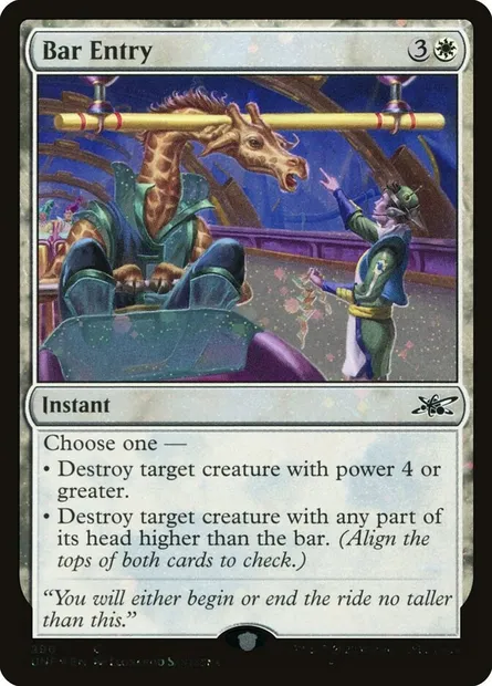 Bar Entry, Magic card UNF 290 — Unfinity set