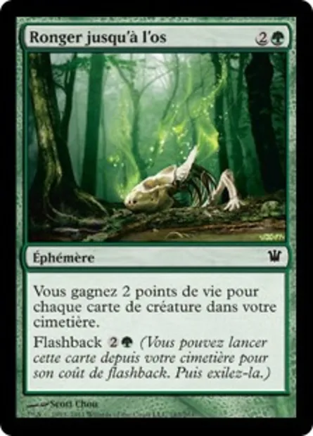 Ronger jusqu'à l'os, carte Magic ISD 183 — extension Innistrad