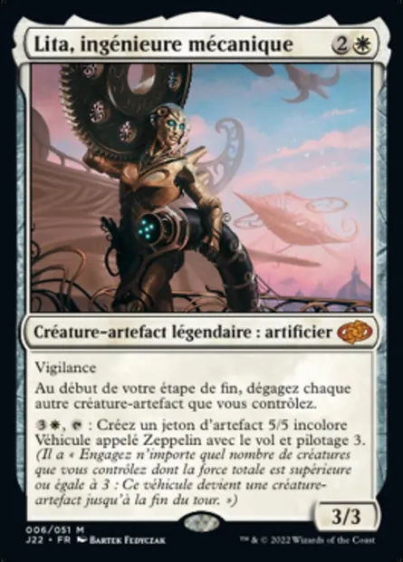 Lita, ingénieure mécanique, carte Magic J22 6 — extension Jumpstart 2022
