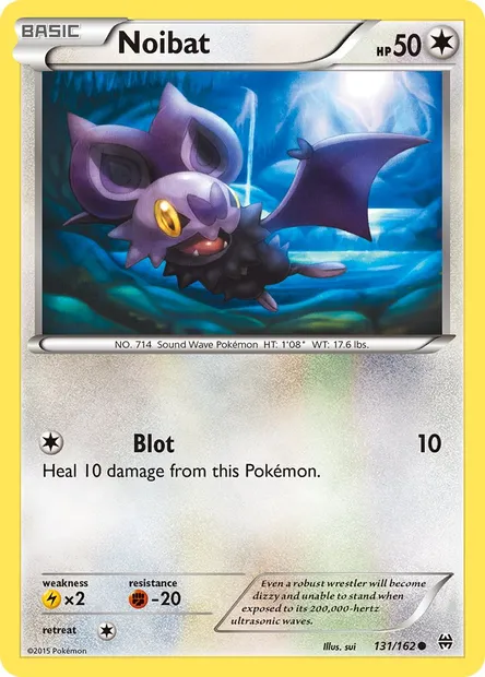 Noibat, Pokémon card BKT 131 — BREAKthrough set