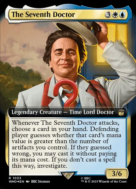 Le Septième Docteur, carte Magic WHO 1033 — extension Doctor Who