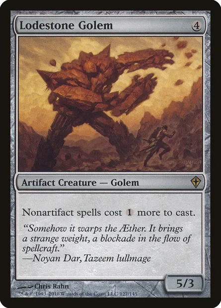 Lodestone Golem, Magic card WWK 127 — Worldwake set