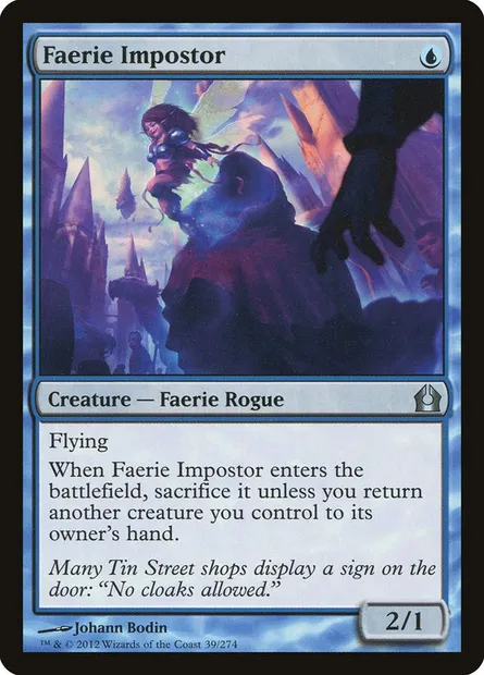 Faerie Impostor, Magic card RTR 39 — Return to Ravnica set