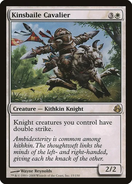 Kinsbaile Cavalier, Magic card MOR 15 — Morningtide set