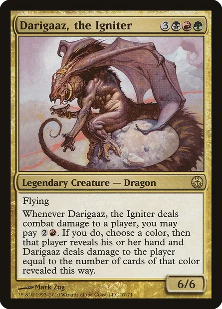 Darigaaz, the Igniter, Magic card DDE 47 — Duel Decks: Phyrexia vs. the Coalition set