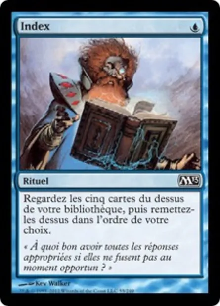 Index, carte Magic M13 55 — extension Magic 2013