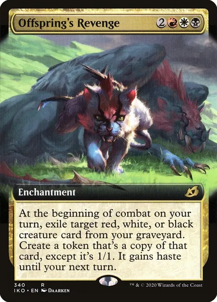 Offspring's Revenge, Magic card IKO 340 — Ikoria: Lair of Behemoths set