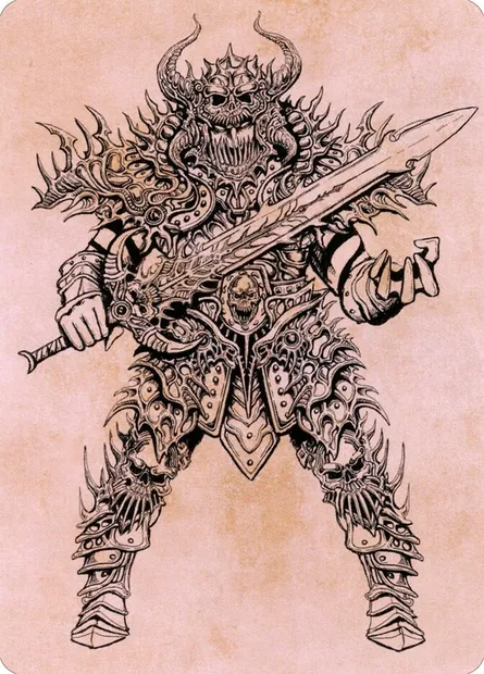 Sarevok, Deathbringer // Sarevok, Deathbringer, Magic card ACLB 50 — Battle for Baldur's Gate Art Series set